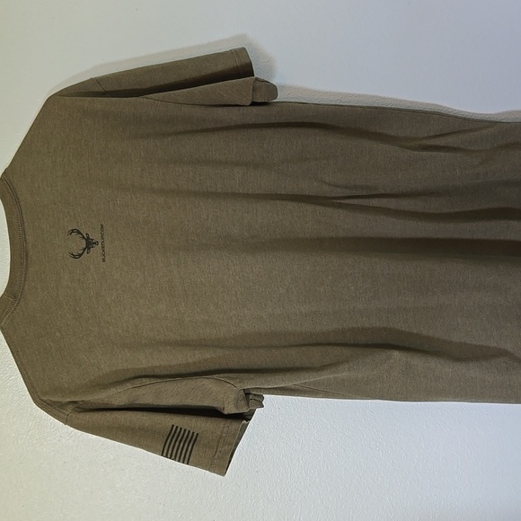 Bella Canvas Olive Green Buck Graphic Tee Size Large - Picture 2 of 6
